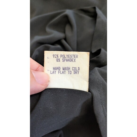 Vintage Ruby Rox Dress Y2K Fairy Grunge 90s Black Halter Rhinestone Ruched Small - Picture 10 of 13